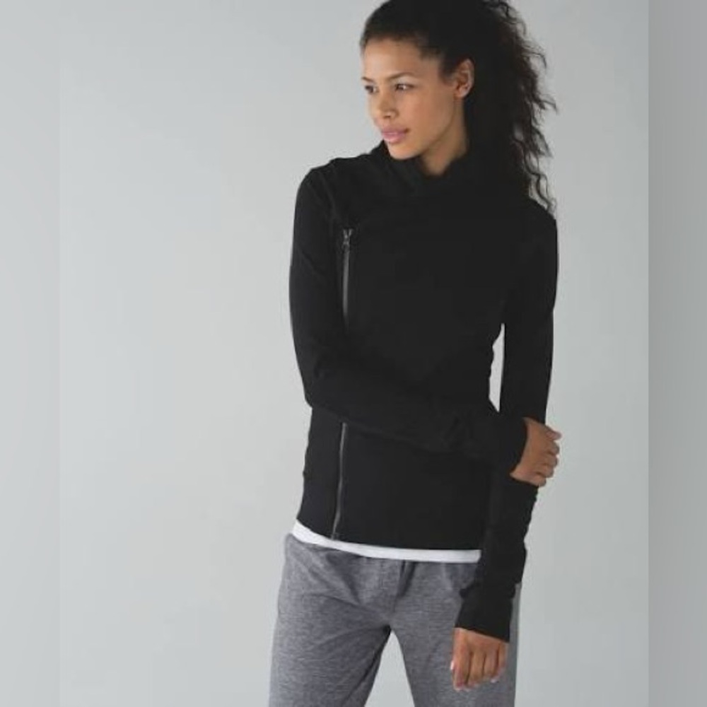 Lululemon Athletica Black Bahki Zip-Up Hoodie